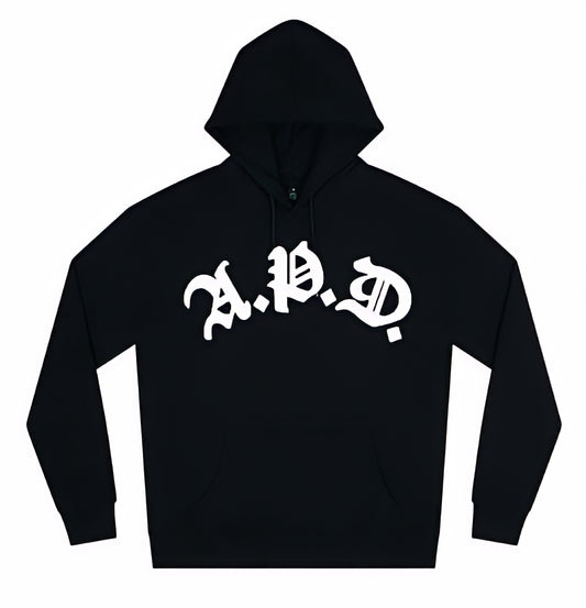 "A.P.D." Graphic Hoodie